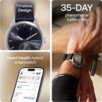 WITHINGS ScanWatch 2 - Hybrid Smart Watch, Heart Rate Monitoring, Fitness Tracker, Cycle Tracker, Sleep Monitoring, GPS Tracker, 30-Day Battery Life, Android & Apple Compatible, HSA/FSA - Image 2
