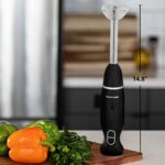 OVENTE Immersion Hand Blender, 300W Corded Electric Handheld Stick Mixer with 2 Mixing Speeds and Stainless Steel Blades for Smoothies, Purees & Baby Food, Black HS560B - Image 6