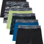 Hanes boys Performance Tween Boxer Briefs Underwear, Assorted Prints & Solids, 6-pack