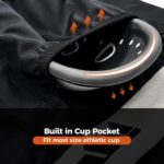 COOLOMG Youth Boys Compression Shorts with Protective Cup Sliding Underwear for Baseball Football Lacrosse Hockey - Image 2