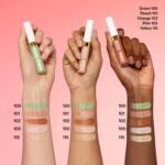 Suggest a better title and return a single title only without any other comments: Revlon Glimmer Correcting Concealer, Liquid Under Eye Makeup, Made with Caffeine, Vitamin C, & Stevioside, 115 Yellow, 0.3 fl oz - Image 6