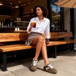 Vilanva Women's Fashion Sneakers Casual Tennis Shoes with Genuine Suede Classic Retro Gum Sole Walking Trendy Footwear - Image 3