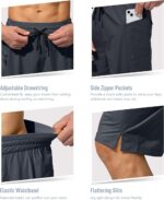 Men's Swim Trunks Quick Dry Board Shorts with Zipper Pockets Beach Shorts Bathing Suits for Men - No Mesh Liner - Image 6