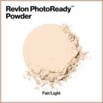 Suggest a better title and return a single title only without any other comments: Revlon PhotoReady Blurring Face Powder Makeup, Longwear, Light-Medium Coverage with Flawless Finish, Shine & Oil-Free, 010 Fair Light, 0.25 oz - Image 4