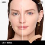 Suggest a better title and return a single title only without any other comments: bareMinerals Barepro Skin-Perfecting Powder Foundation, Matte Pressed Powder Foundation Full Coverage, Oil Control, Dermatologist-Tested, Longwear Mineral Matte Complexion - Image 2