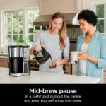 Ninja 12-Cup Programmable Coffee Brewer, 2 Brew Styles, Adjustable Warm Plate, 60oz Water Reservoir, Delay Brew - Black/Stainless Steel - Image 6