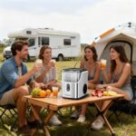 EUHOMY Nugget Ice Makers for Countertop with Ice Scoop & Basket, Self-Cleaning Sonic Pebble/Pellet Ice Maker Machine with 35lbs/24H Soft Ice for Home/Kitchen/Office, Stainless Steel, Silver - Image 9