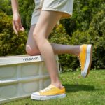 ZGR Womens White Tennis Shoes for Women,Lace up Canvas Sneakers,Casual Walking Canvas Shoes - Image 8