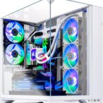 Skytech Gaming O11 Vision Desktop PC, Ryzen 7 9800X3D 4.7 GHz (5.2 GHz), AMD RX 9070XT 16GB, 2TB Gen4 NVMe SSD, 32GB DDR5 RAM 6000 RGB, 850W Gold ATX 3 PSU, 360mm ARGB AIO, Wi-Fi, Win 11