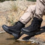 SHULOOK Men's Snow Boots Waterproof Warm Fur Lined Winter Hiking Boot Non-slip Outdoor Ankle High-top Shoes Work Hiker Trekking Trail - Image 8