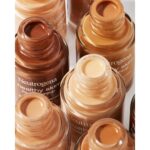 Suggest a better title and return a single title only without any other comments: Neutrogena Healthy Skin Liquid Foundation Makeup with Broad Spectrum SPF 20 Sunscreen, Lightweight, Medium Coverage Makeup with Sunscreen and Pro-Vitamin B5, Nude 40, 1 fl. oz - Image 6