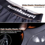 COOLOMG Youth Boys Compression Shorts with Protective Cup Sliding Underwear for Baseball Football Lacrosse Hockey - Image 5