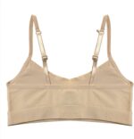 Suggest a better title and return a single title only without any other comments: Popular Girls Padded Training Bra Pack – Crop Cami Training Bras for Girls. Seamless Bra Design with Removable Padding - Image 2