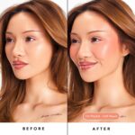 Suggest a better title and return a single title only without any other comments: Sacheu Cheek STAY-N Liquid Blush for Cheeks — High Pigment, Buildable, Lightweight Cream Blush for Dewy & Radiant Flushed Cheeks — Long-lasting & Cruelty Free, I'm Playful - Image 6