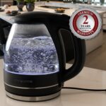 OVENTE Electric Kettle, 1.5L Borosilicate Glass Countertop Water Heater and Boiler for Coffee or Tea, BPA-Free, Auto Shut-Off, Boil-Dry Protection, Removable and Washable Spout Filter, Black KG83B - Image 9