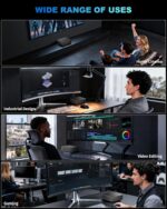 Getorli Mini PC, Dual LAN AMD Ryzen 7 8745HS (Max 4.9GHz), Mini Computers 32GB DDR5 RAM 1TB SSD, Mini Desktop Computer 4K 120Hz Displays/HDMI/Type-C/USB Ports/RJ45/WiFi 6/BT5.3 for Home/Office/Games - Image 7