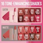 MAYBELLINE Serum Lipstick, Hydrating Lip Makeup with 8HRs of Lip Plumping Moisture with Hyaluronic Acid + Oil Blend, Wild Card (Midtone Red Matte) - Image 7