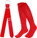 Dxhycc Youth Baseball Socks and Belt Combo Set Softball Baseball Socks and Elastic Waist Belt for Youth Boys Girls - Image 8