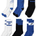 Nike Unisex Kids' Everyday Cushioned Socks - Crew, Ankle, or No-Show (6 Pairs) | Boys and Girls