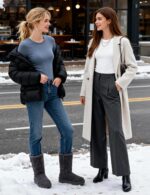 CE' CERDR 3/5 Pack Womens Long Sleeve Shirts Crew Neck Basic Tees Tight Fitted Casual Going Out Stretchy Slim Tops - Image 3