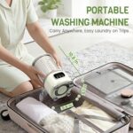 2L Mini Washing Machine, Portable Underwear Washer with 3 Modes (5-Min Wash, 5-Min Rinse, 3-Min Spin), Leakproof & Detachable Design, Drain Hose, Deep Cleaning for Underwear, Socks & Baby Items - Image 7