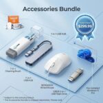 Lenovo A100 24” FHD All-in-One Desktop Computer, Intel 4-Core Processor, 16GB RAM, 512GB SSD, WiFi 6, Bluetooth 5.2, RJ45, Business & Home, Wired Keyboard and Mouse, Windows 11 Pro, W/Accessories - Image 2