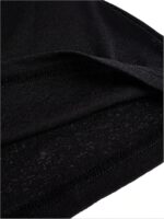 Women's Sheer Mesh Long Sleeve T Shirts Boat Neck Slim Fit Tee Tops Going Out See Through Shirts - Image 4