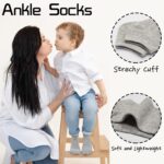 Kids Socks - 25 Pairs Toddler Ankle Socks Set, Low Cut for Boys & Girls (0-14 Years Old) - Image 4