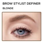 L'Oreal Paris Makeup Brow Stylist Definer Waterproof Eyebrow Pencil, Ultra-Fine Mechanical Pencil, Draws Tiny Brow Hairs and Fills in Sparse Areas and Gaps, Blonde, 0.003 Ounce (Pack of 1) - Image 4