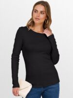 ANRABESS Womens Long Sleeve Thermal Shirts Slim Fit Basic Tee Tops Warm Fleece Undershirts 2025 Fall Winter Layer Outfits - Image 8