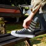 ZGR Womens White Tennis Shoes for Women,Lace up Canvas Sneakers,Casual Walking Canvas Shoes - Image 3