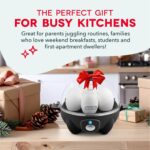 Dash Rapid Egg Cooker - Boiler, Poacher & Steamer - Includes Measuring & Recipe Guide - Dishwasher Safe - BPA Free - Holds 7 Eggs, Aqua - Image 10