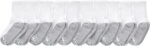 Hanes boys Uniform Crew Socks, Moisture-wicking Socks, Cushioned Foot Bottoms, 10-pairs - Image 2
