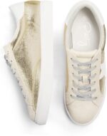 PARTY Women's Fashion Star Sneaker Lace Up Low Top Comfortable Cushioned Walking Shoes - Image 5