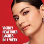 REVLON ColorStay Lash Serum + Liner, Waterproof Eyeliner, Healthier Looking Eyelashes, Smudge-Resistant Flexible Brush Tip, 001 Blackest Black - Image 5