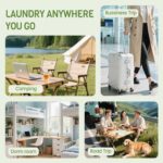 2L Mini Washing Machine, Portable Underwear Washer with 3 Modes (5-Min Wash, 5-Min Rinse, 3-Min Spin), Leakproof & Detachable Design, Drain Hose, Deep Cleaning for Underwear, Socks & Baby Items - Image 8