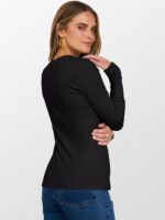 ANRABESS Womens Long Sleeve Thermal Shirts Slim Fit Basic Tee Tops Warm Fleece Undershirts 2025 Fall Winter Layer Outfits - Image 7