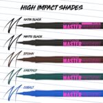 Maybelline Eyestudio Master Precise All Day Waterproof Liquid Eyeliner Makeup, Black, 1 Count (Packaging May Vary) - Image 6