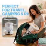 Mini Washing Machine - 3L Underwear Washing Machine with 6000mAh battery + 2 FREE Gifts of Soup dispenser Brush + Mesh Laundry Bag - Image 4