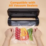 Wevac Vacuum Sealer Bags 11x50 Rolls 2 pack for Food Saver, Seal a Meal, Weston. Commercial Grade, BPA Free, Heavy Duty, Great for vac storage, Meal Prep or Sous Vide - Image 4