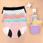 Suggest a better title and return a single title only without any other comments: Teens Girls Period Underwear Kids Period Panties Menstrual Leakproof Protective Underwear for Teens Cotton Briefs - Image 2