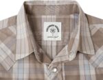 Dubinik Pearl Snap Shirts for Men - Long Sleeve Western Vintage Plaid Shirts - Image 5