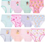 Suggest a better title and return a single title only without any other comments: Disney Girls Princess Exclusive 12 Days of Surprise Unboxing Panties Perfect for Gifting or Potty Training in 2/3T, 4T, 6, 8