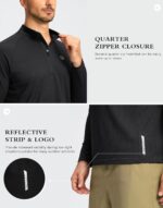 G Gradual Men's Running Shirts Long Sleeve Athletic Shirt Lightweight Quick Dry Quarter Zip Pullover for Men Workout Gym Golf - Image 4