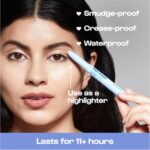 ALLEYOOP 11th Hour Waterproof Cream Eyeshadow Stick – Long-Lasting Eye Shadow Pencil & Eyeliner, Cream to Powder Stick & Highlighter – Smudge-Proof Eyeshadow Shimmer, Champagne Shimmer - Image 5