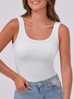 ANRABESS Womens Sleeveless Scoop Neck Tank Top Ribbed Fitted Summer Basic Slim Cute Tops 2026 - Image 3