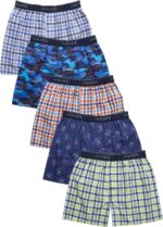 Hanes Boys' 5-Pack Boxer (Colors may vary)