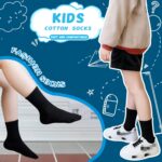 Kids Classics Crew Socks 10 Pairs Child Boy Girls Athletic Cotton Basic School Uniform Breathable Casual Sports Socks - Image 6