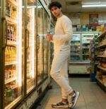 UOUA Mens 2 Piece Sweatsuits Set Long Sleeve Sweatshirt Jogging Sweatpants Tracksuits Outfits - Image 3