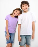 Suggest a better title and return a single title only without any other comments: The Children's Place Girls Short Sleeve High Low Tee - Image 3